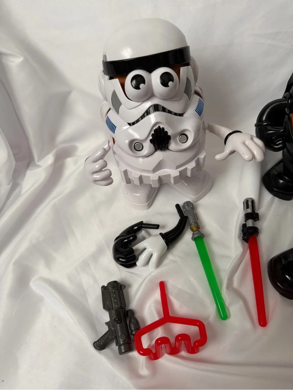 Mr. Potato Head Star Wars Lot Darth Vader Stormtrooper Spiderman Plus Extra